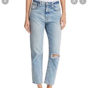 Current Elliott The Vintage Cropped Slim Jeans
